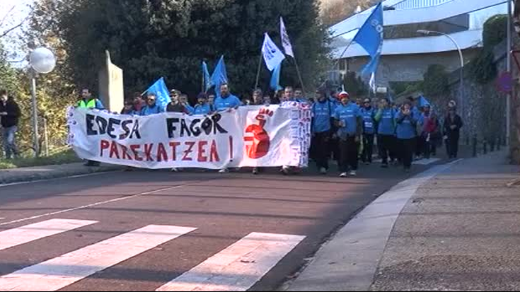 Edesakoen 'Martxa Urdina' manifestazioan heldu da amaierara