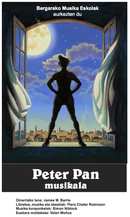 Beste musikal bat egingo dute aurten Bergaran: 'Peter Pan'