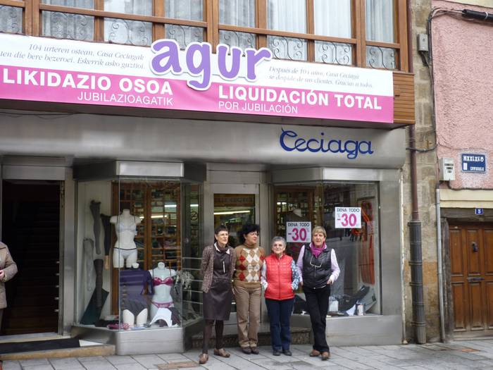 104 urteren ostean, agur Ceciaga