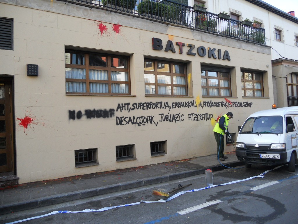 Oñatiko batzokia pintadekin