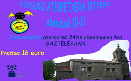 Xabalotekoak Elosura irteera