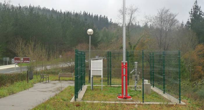 Pagatzako estazio meteorologikoak batzen dituen datuak Interneten