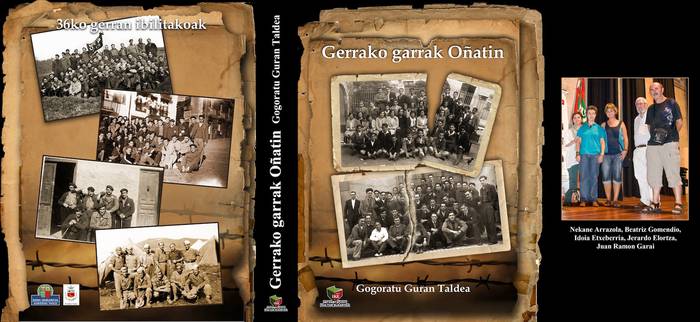 'Gerrako garrak': Gerran Oñatin gertatutakoa gogoratu guran