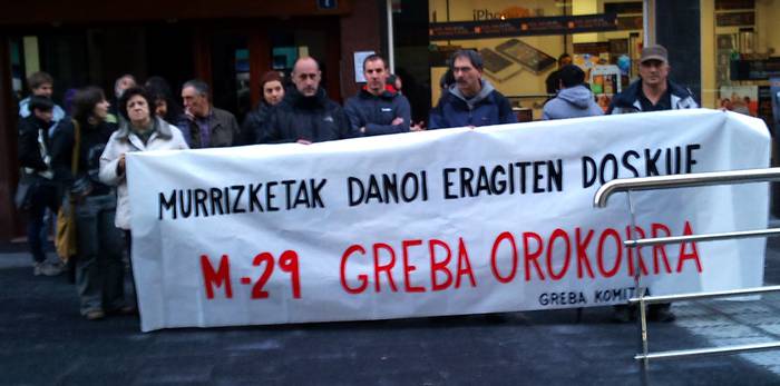 Elkarretaratzea egin dute Bergarako Greba Asanbladakoek