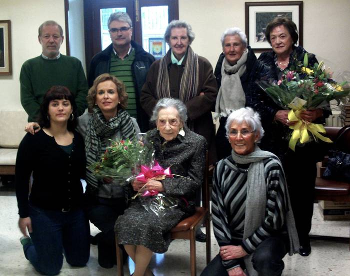 Gregoria Azkarate Alberdik 100 urte