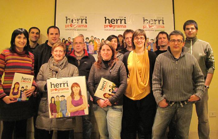 Herri programa osatzen dabiltza