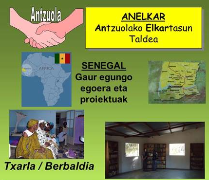 Anelkar Antzuolako elkartasun taldeak Senegaleko egoerari buruzko hitzaldi bat emango du apirilaren 4an 