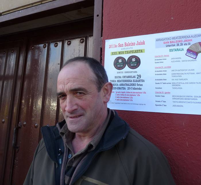 Inazio Zuazubiskar: "Niretzat behintzat, ez dago San Baleixo jairik mus txapelketa barik"