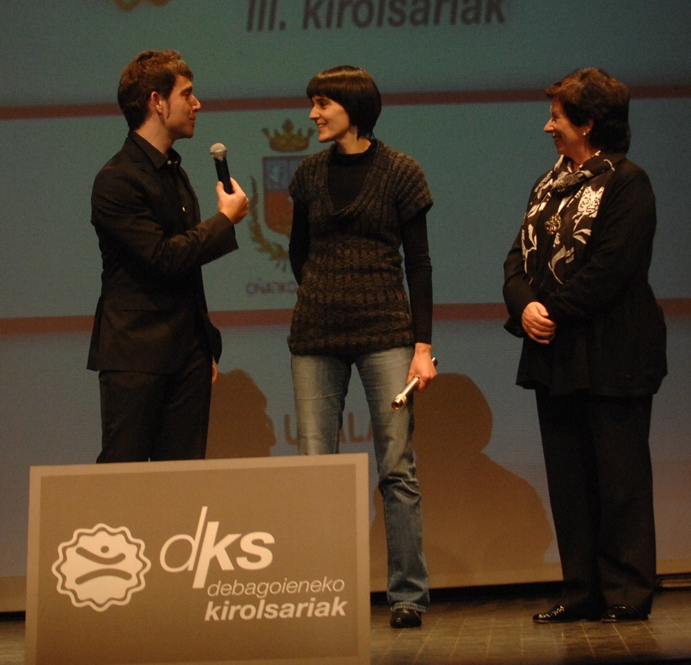 Jone Elortzak eta Alberto Iñurrategik irabazi dituzte Debagoieneko kirolari onenen sariak