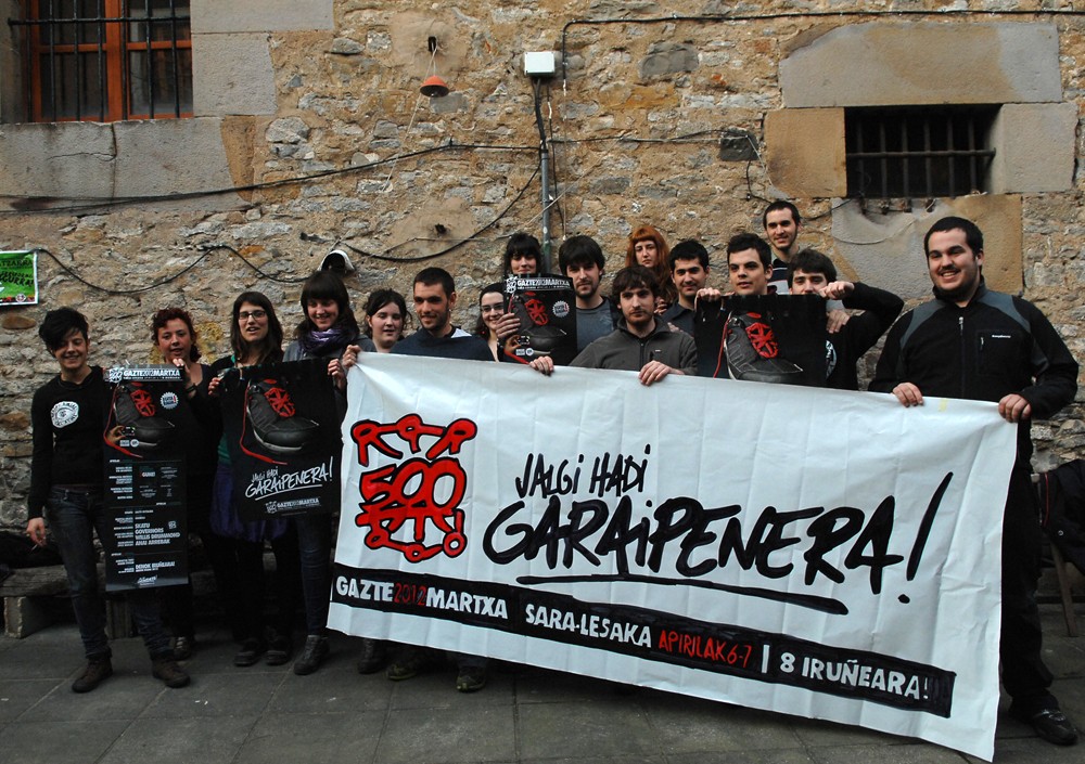 2012ko Gazte Martxa aurkeztu dute Bergaran