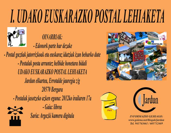 Jardunek udako euskarazko postal lehiaketa antolatu du