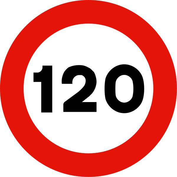 Gehieneko abiadura muga 120 km/h izango da berriz bihar