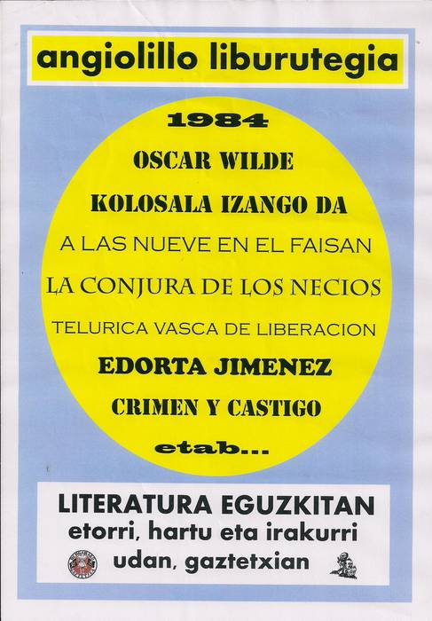 Angiolillo liburutegiak "Literatura eguzkitan" ekimena jarri du martxan