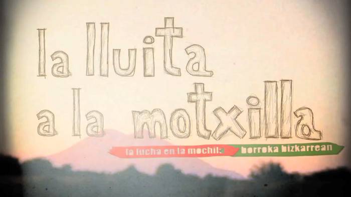 'La lluita en la motxilla' dokumentalaren estreinaldia azaroaren 1ean