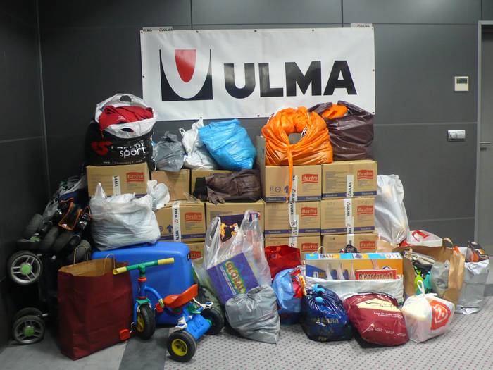 Arropa eta eskolarako materiala batzeko kanpaina Ulmarekin