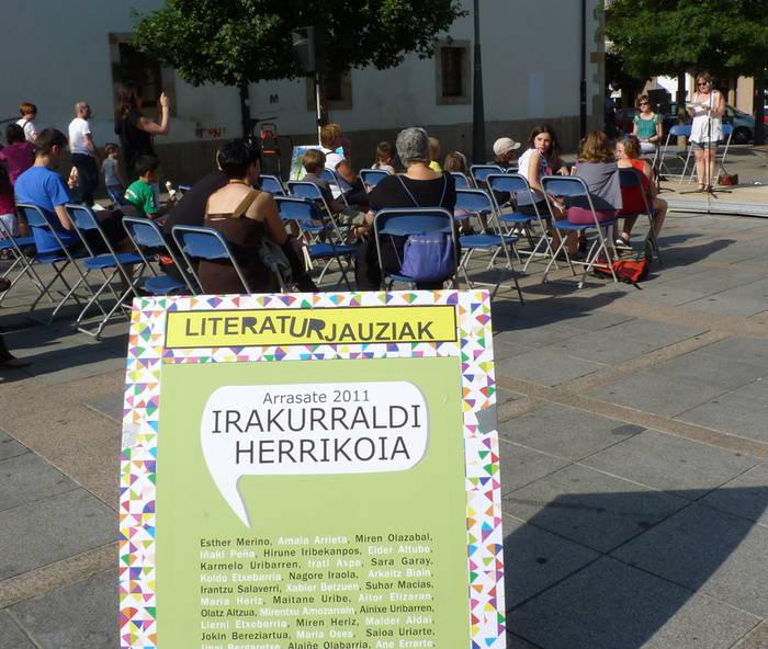 Irakurraldi herrikoia eta azoka, Literaturjauzietan