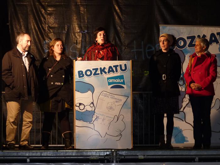 Maite Aristegi: "Espainiara goaz gurea dena ekartzeko"