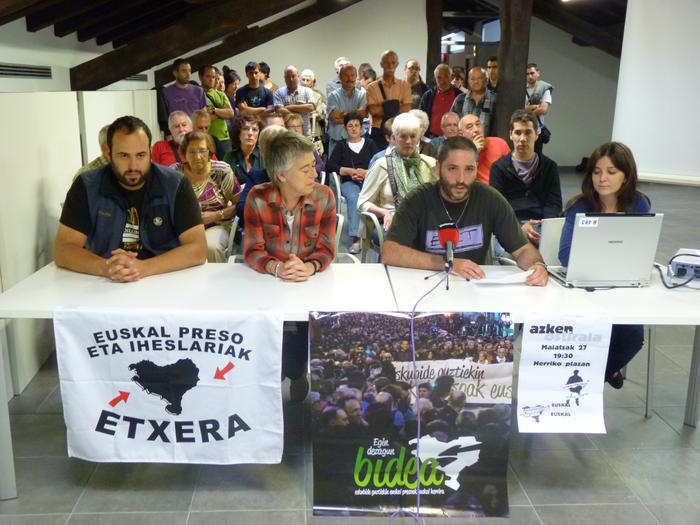 Maiatzaren 7ko debekua salatu eta, presoen alde, ekimen berriak deitu dituzte eragileek