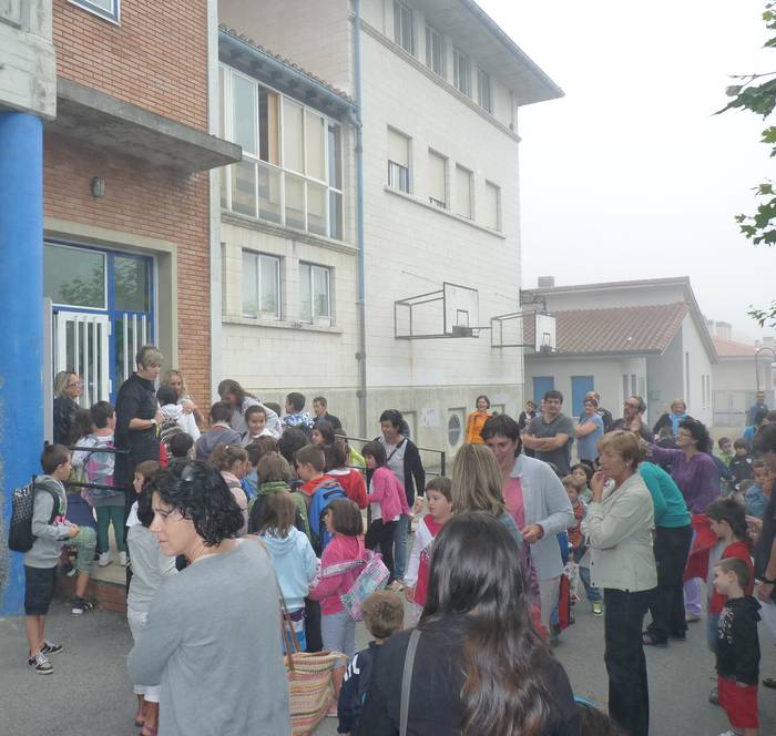 Hasi dute ikasturte berria San Martin eskolan, 140 ikasle eta 18 irakaslerekin