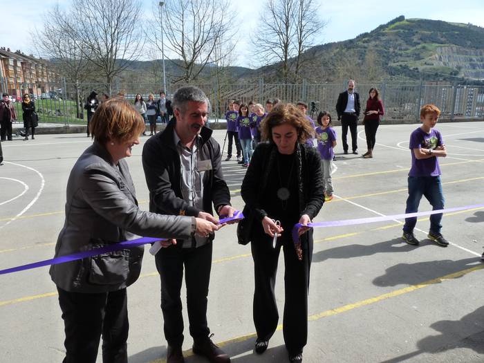 Arrasate Herri Eskolaren Erguin guneko lanak inauguratu dituzte