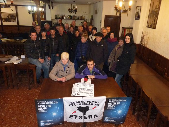 Jaenera martxa zapatuan, Zabarte preso arrasatearraren askatasuna eskatzeko