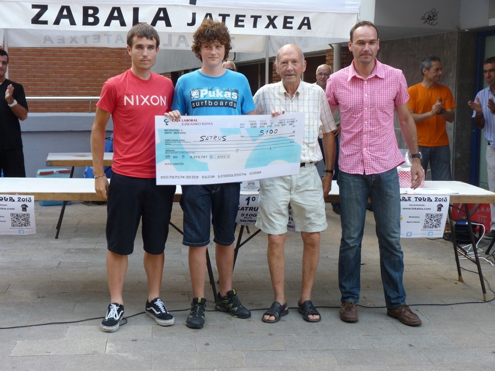 5.100 euro eraman ditu Gorka Irazolak Lokatzaren Tourreko porra irabazita