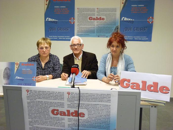 'Galde' aldizkari politiko-kulturala aurkeztu dute Arrasaten