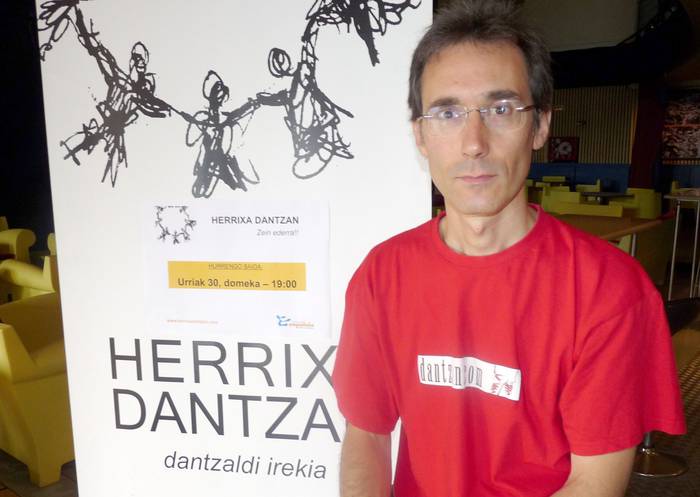 Patxi Montero: "Dantzarako gogoa badago; goraka doan marea bat da"