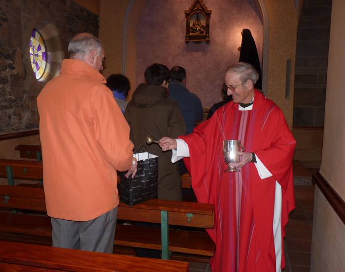 San Blasen bedeinkapena jaso dute aretxabaletarrek