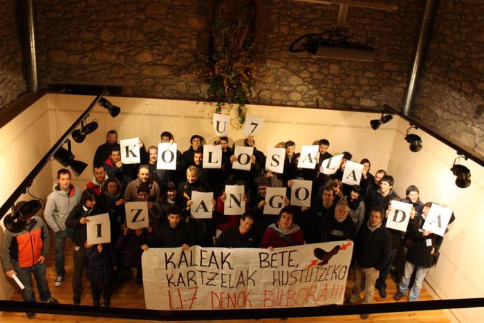 Aramaioarrek ere bat egin dute hilaren 7ko Bilboko mobilizazioarekin