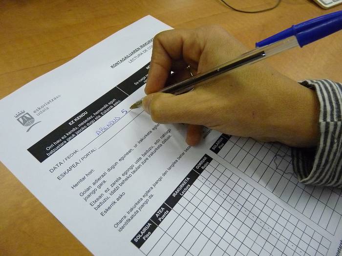Ur-kontagailuak irakurtzeko sistema berria, datorren astetik aurrera