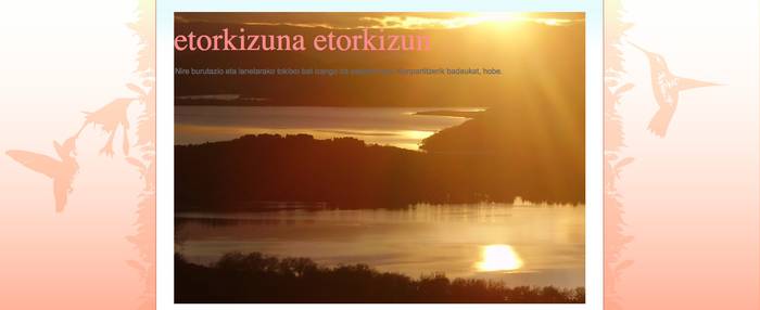 Velez de Mendizabalen burutazioak, blogean