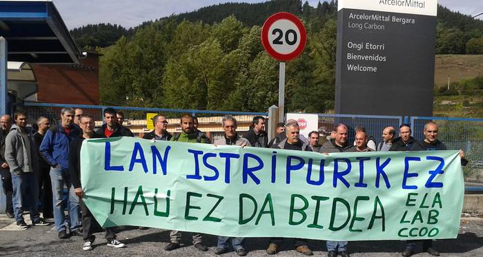 Elkarretaratzea Arcelor Mittalen, lan osasun eta segurtasuneko desadostasunak tarteko