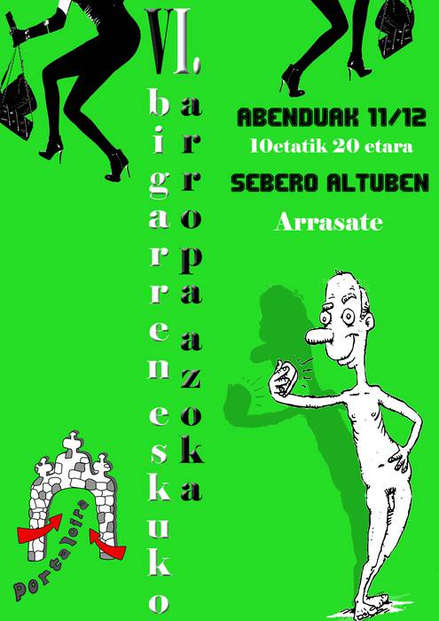 Bigarren eskuko arropen azoka egingo dute aste bukaeran