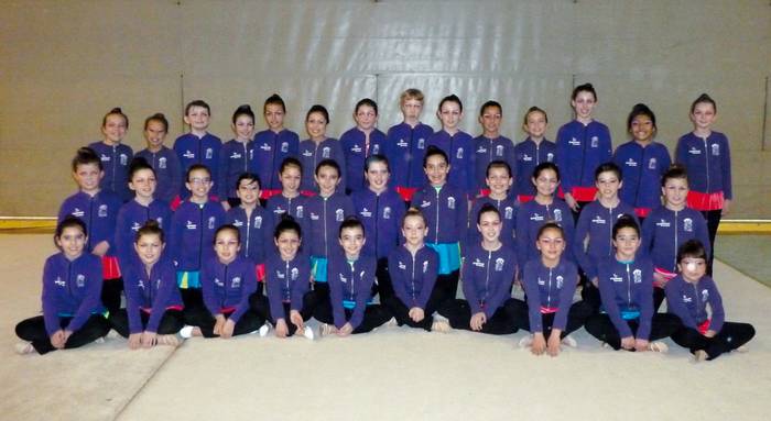 Gimnasia erritmikoa zapatuan Uarkapen
