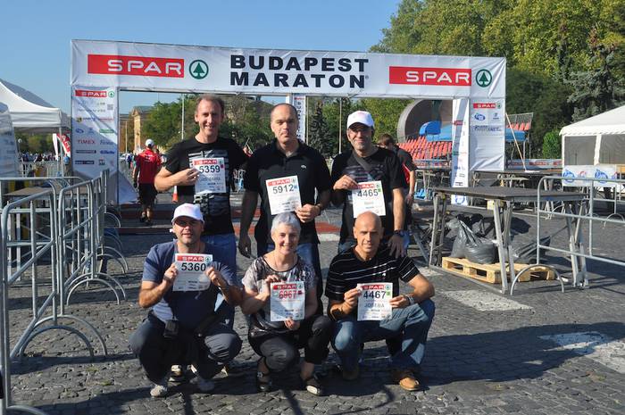 Sei bergarar Budapesteko maratoian 