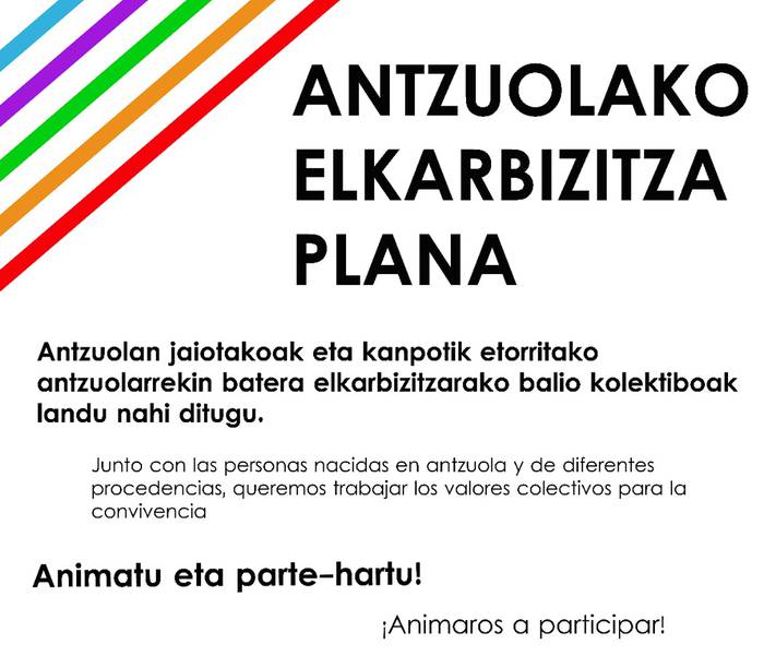 Elkarbizitza plan berria abian jarriko du Udalak
