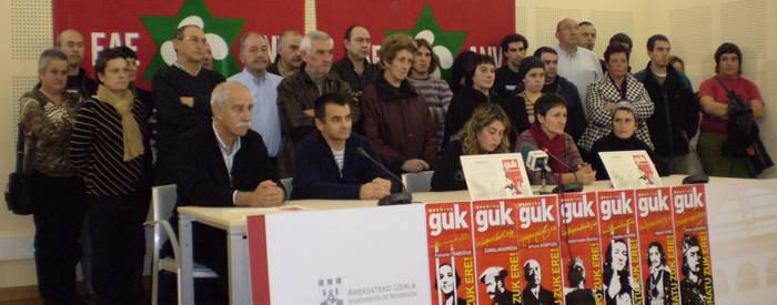 Espainiako hauteskundeetan independentistak batzeko deia egin du EAEk