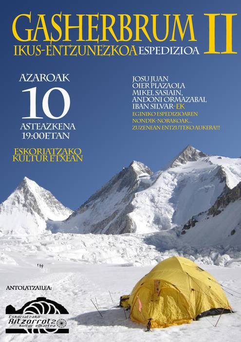 Gasherbrum II espedizioaren gaineko ikus-entzunezkoa