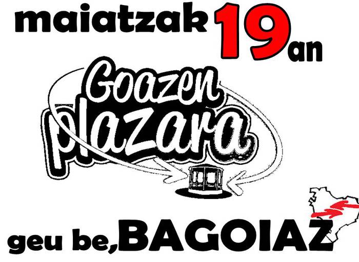 Maiatzaren 19an San Martin plaza bete nahi dute, "kartzelak husteko"