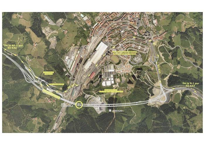 Eguerdian inauguratuko dute GI-632 berriko Urretxu-Zumarraga tartea