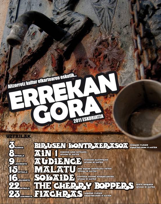 Errekan gora, uztail musikalak Eskoriatzan