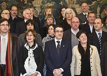 ETAren amaiera eta euskararen askatasuna lotu ditu Lopezek Euskararen Aholku Batzordearen bileran