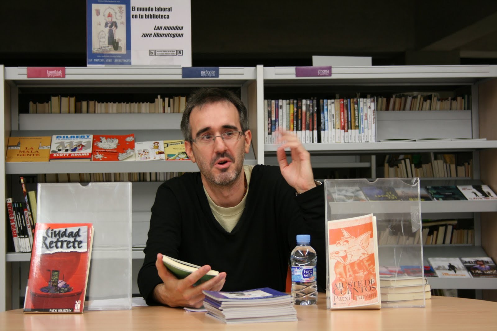 Patxi Irurzunek bere azken bi eleberriak aurkeztuko ditu Gaztetxean