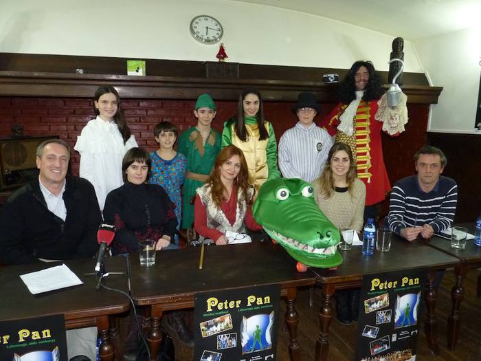Bergara utzita, hegan joango da Peter Pan Elgetara