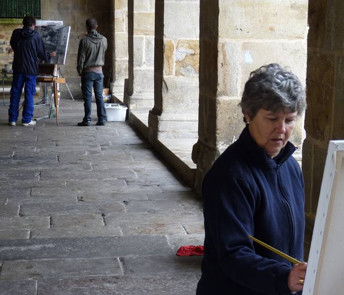 Juanjo Altuna bergararrak irabazi du Aramaioko kaleko pintura lehiaketa