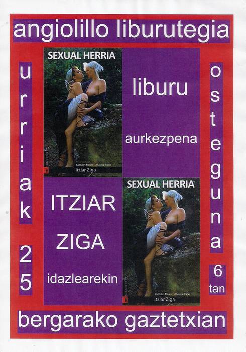 'Sexual herria' liburua aurkeztu eta Elosura